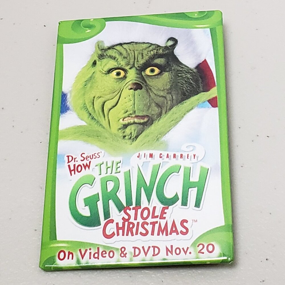 How The Grinch Stole Christmas Promo Pin 2000